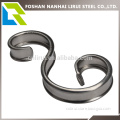 Antique wrought stainless steel parts for decoration
